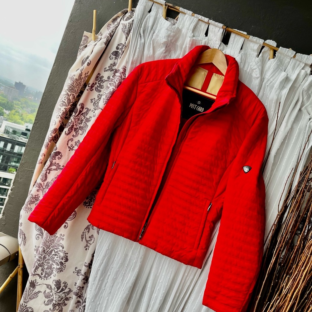 Two Piece Italian Ski Suit- Brand - POST CARD - HOT RED🌶️